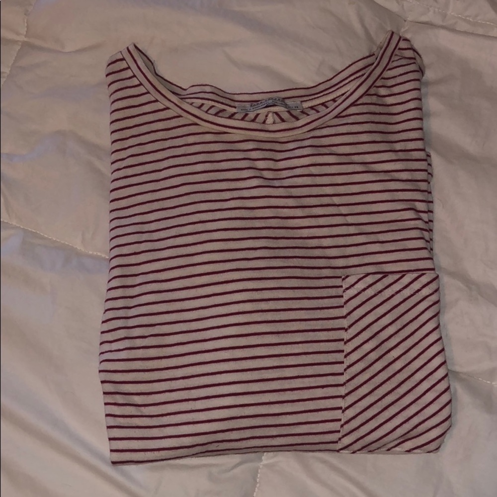 Striped pocket tee